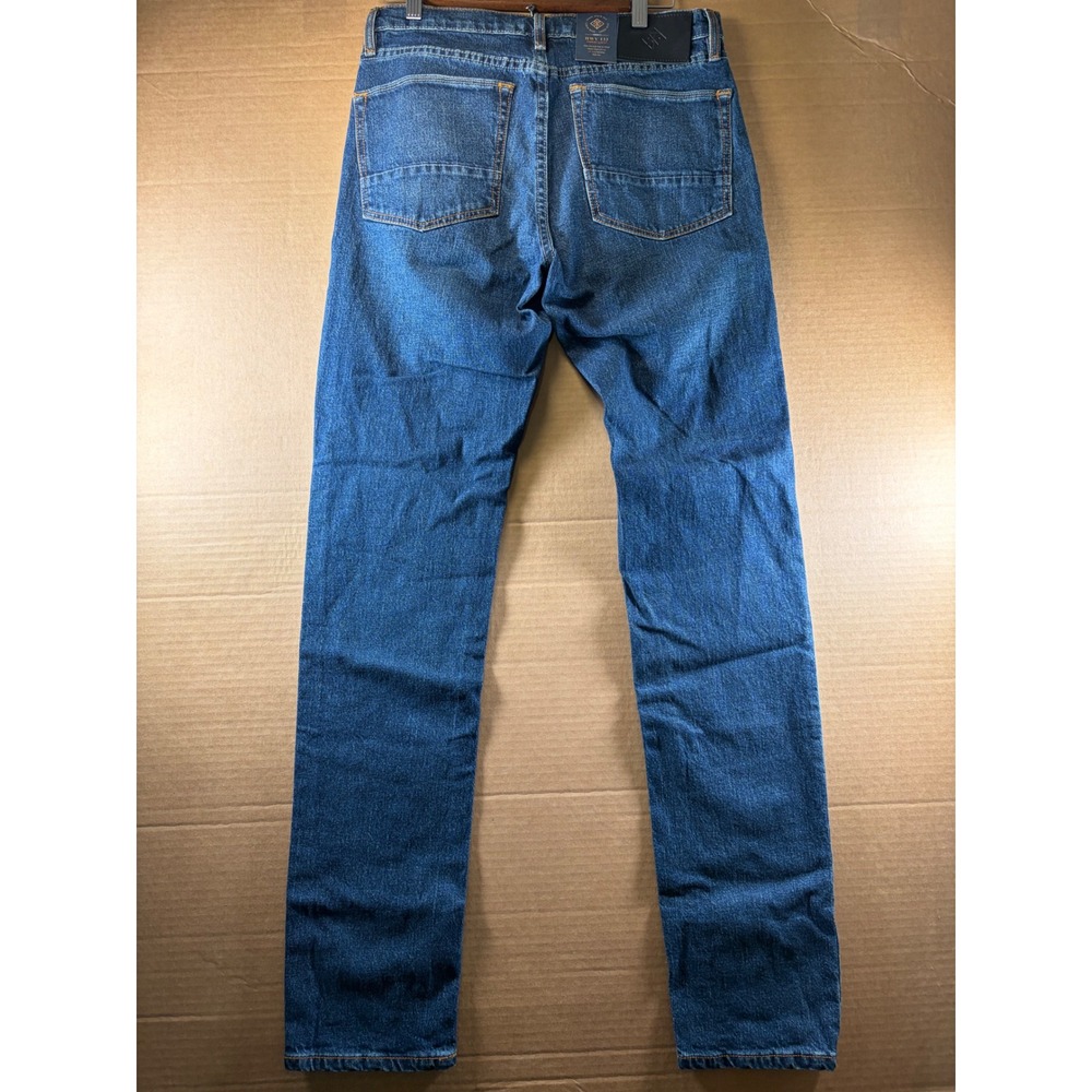 Roark HWY 133 Jeans Mens 30x34 Blue Hemp Worx Standard Slim Fit Tapered Leg NWT